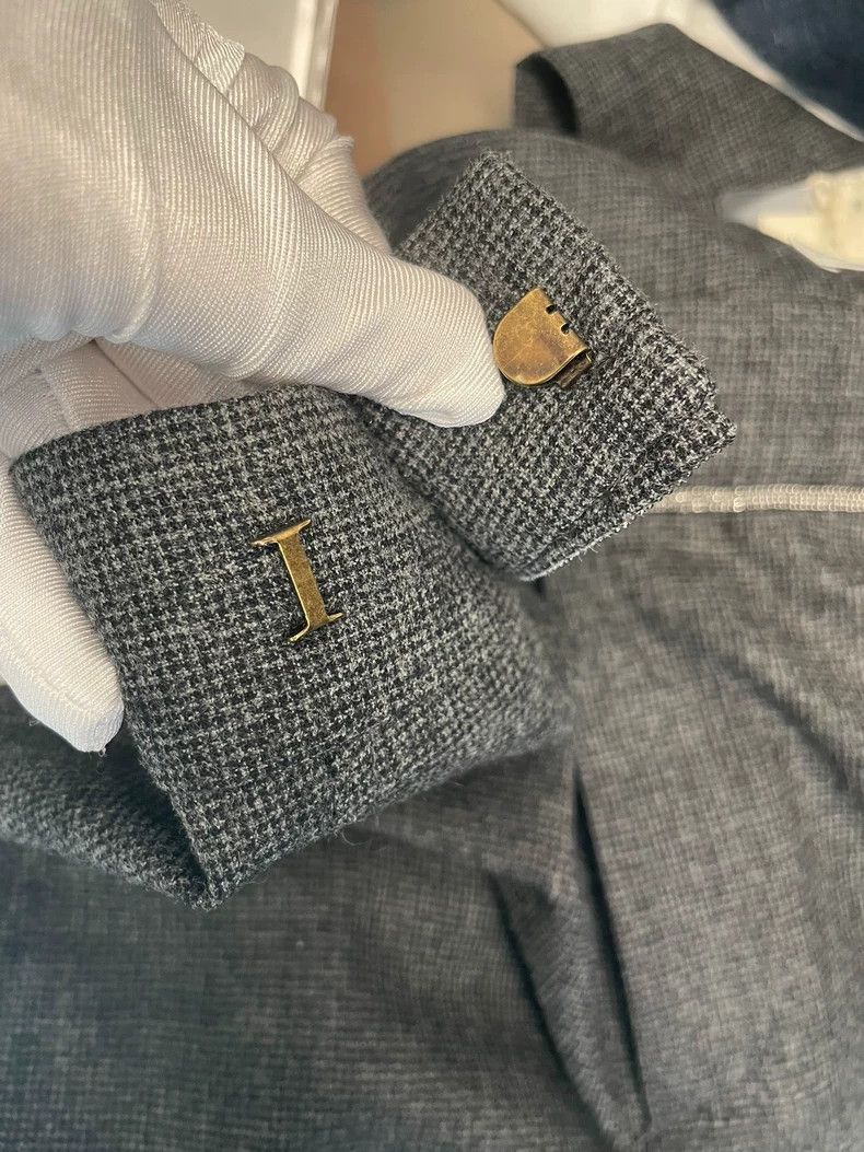Brunello Cucinelli Brunello Cucinelli Gray Wool Beaded Pants - dmc Size US 36 / EU 52 - 9 Thumbnail