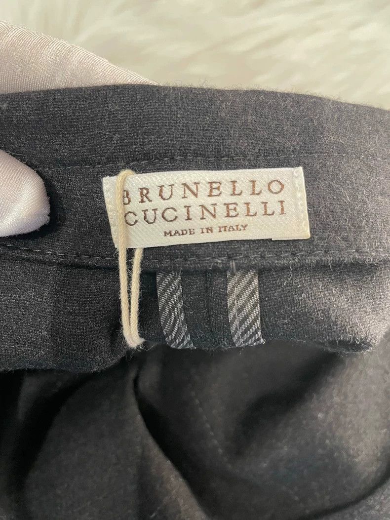 Brunello Cucinelli Brunello Cucinelli Beaded Wool Casual Pants - dmc Size US 38 / EU 54 - 5 Thumbnail