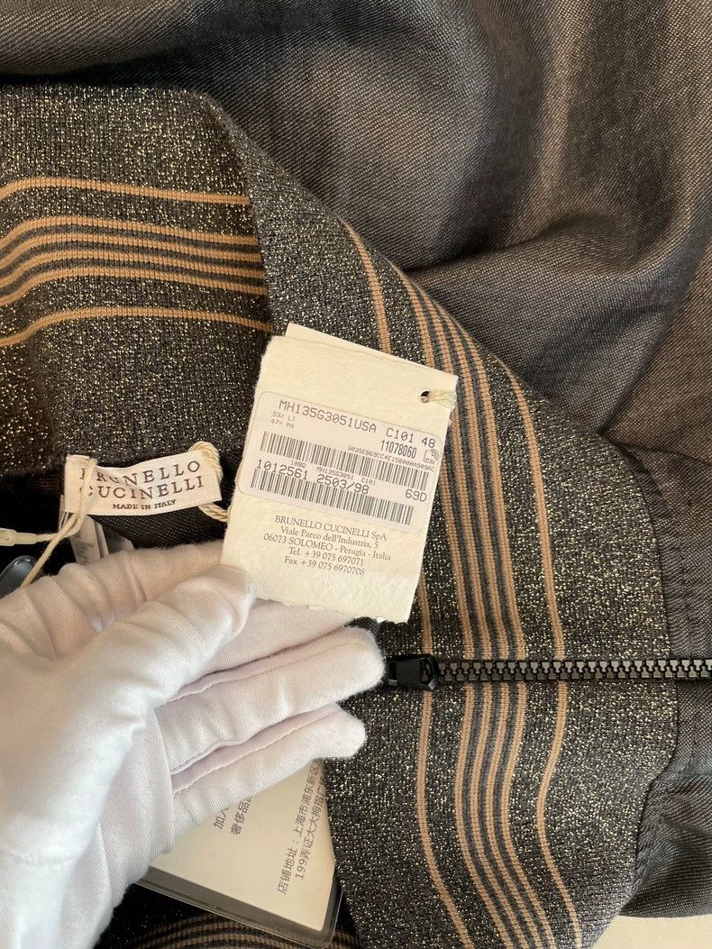 Brunello Cucinelli Brunello Cucinelli Gray Linen Skirt - dmc Size US 31 - 4 Thumbnail