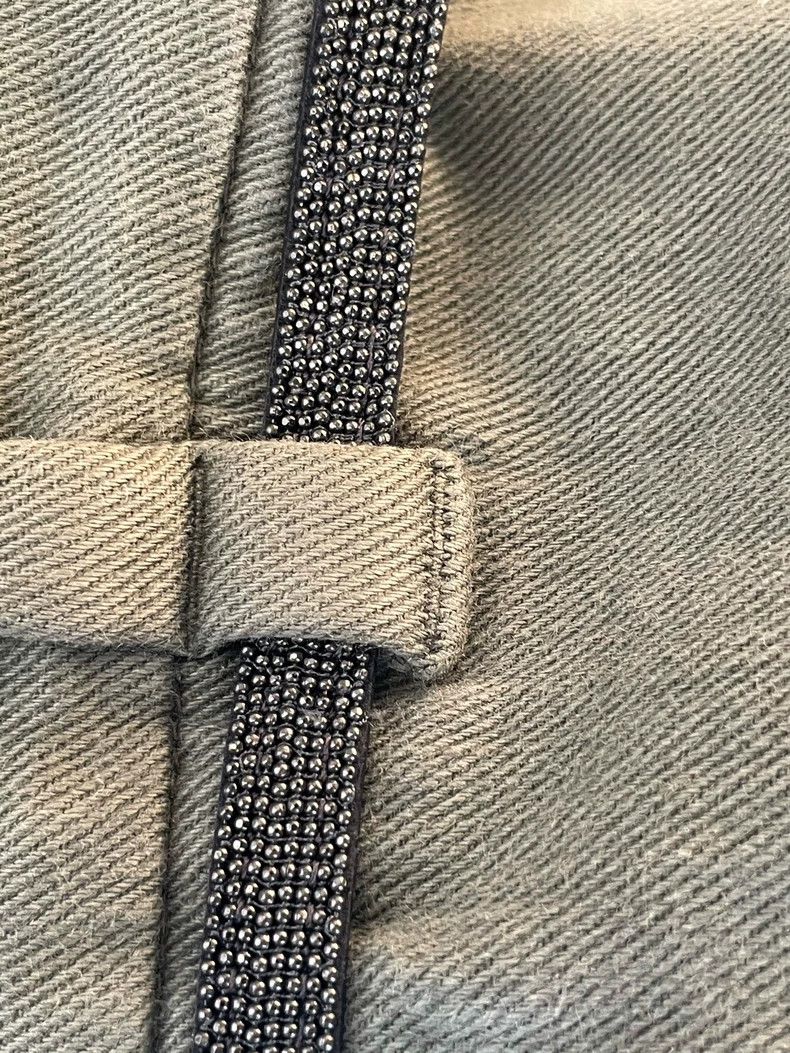 Brunello Cucinelli Brunello Cucinelli Beaded Cotton Casual Pants - dmc Size US 34 / EU 50 - 8 Thumbnail