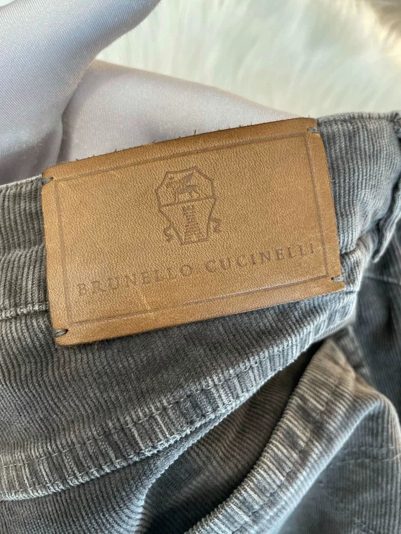 Brunello Cucinelli Brunello Cucinelli Black Gray Denim Pants - dmc Size US 36 / EU 52 - 4 Thumbnail