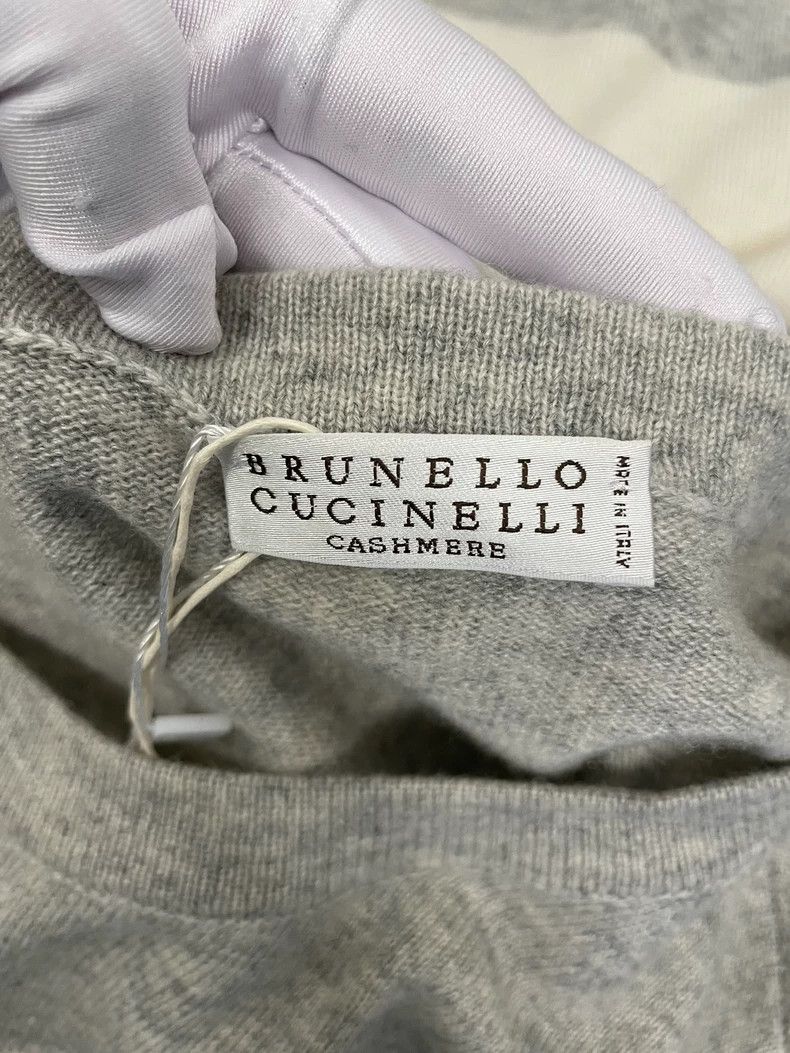 Brunello Cucinelli Brunello Cucinelli Striped Cashmere Sweater - dmc Size US M / EU 48-50 / 2 - 5 Thumbnail