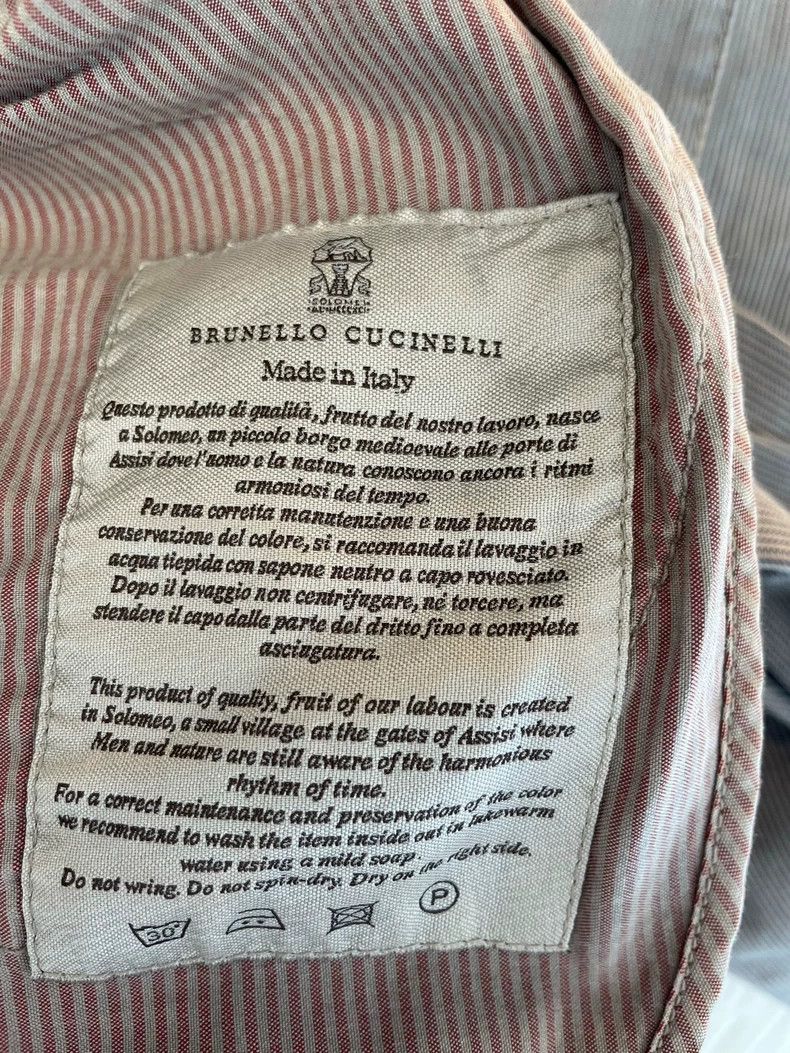 Brunello Cucinelli Brunello Cucinelli Striped Cotton Casual Pants - dmc Size US 36 / EU 52 - 3 Thumbnail