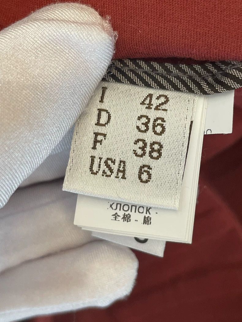 Brunello Cucinelli Brunello Cucinelli Red Cotton Shorts - dmc Size US 38 / EU 54 - 6 Thumbnail
