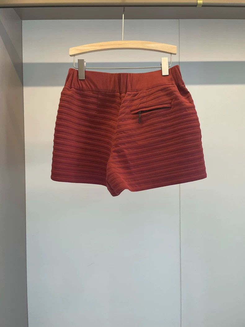 Brunello Cucinelli Brunello Cucinelli Red Cotton Shorts - dmc Size US 38 / EU 54 - 2 Thumbnail