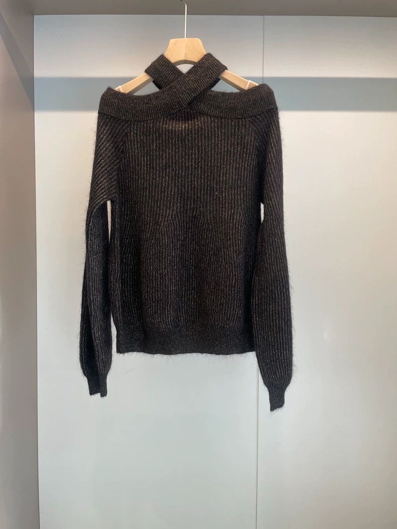 Brunello Cucinelli Brunello Cucinelli Black Gold Sweater XS - dmc Size US XS / EU 42 / 0 - 2 Thumbnail