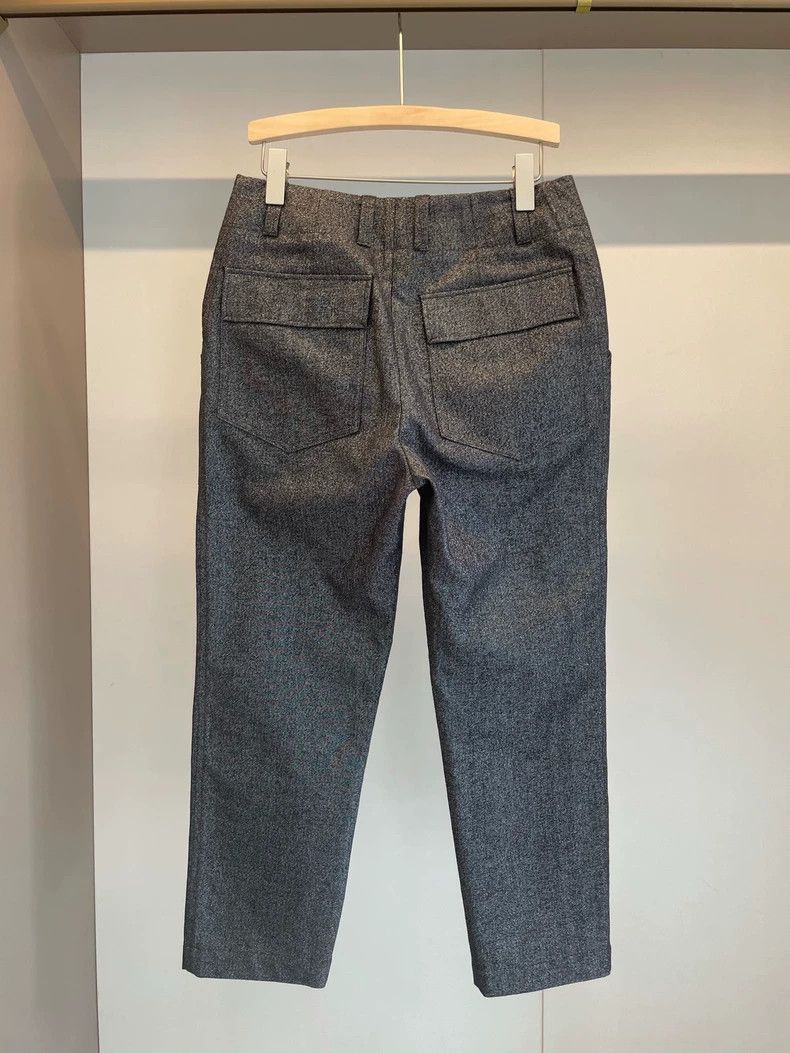 Brunello Cucinelli Brunello Cucinelli Gray Cotton Casual Pants - dmc Size US 36 / EU 52 - 2 Thumbnail