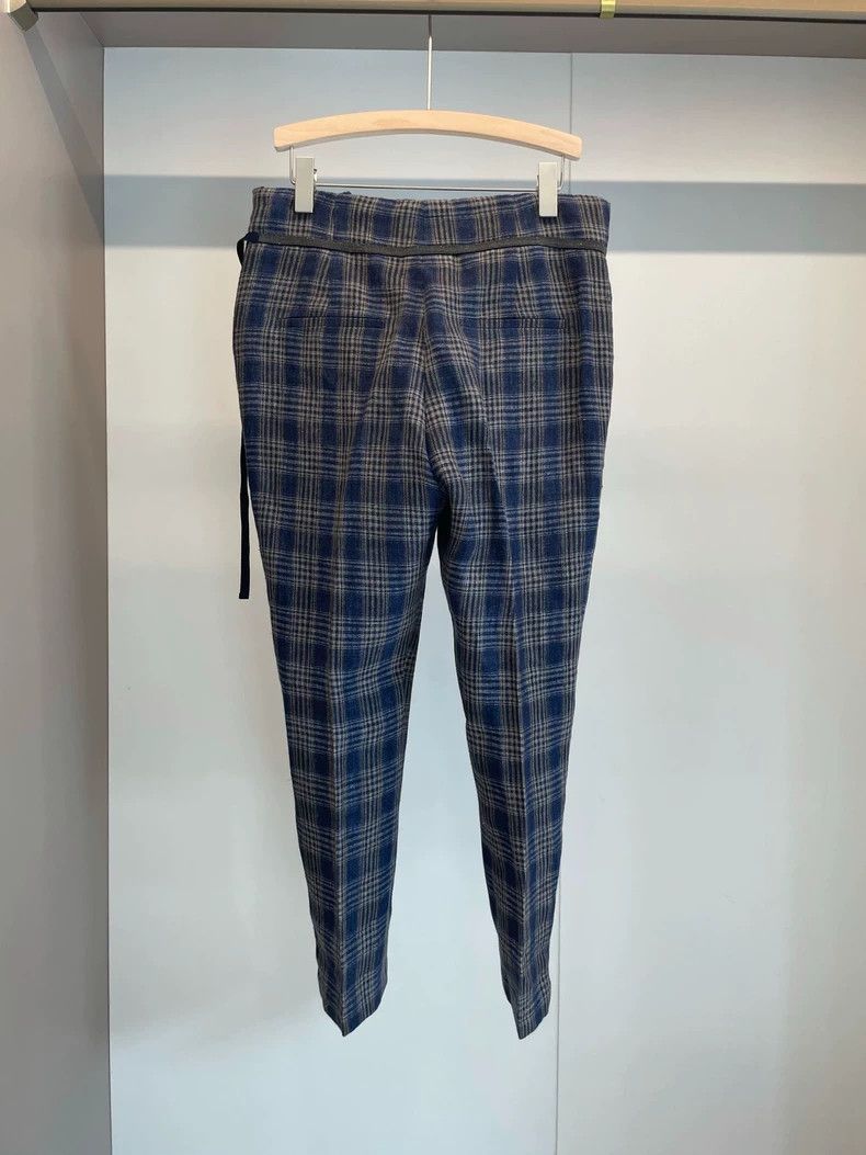 Brunello Cucinelli Brunello Cucinelli Checked Linen Casual Pants - dmc Size US 38 / EU 54 - 2 Thumbnail