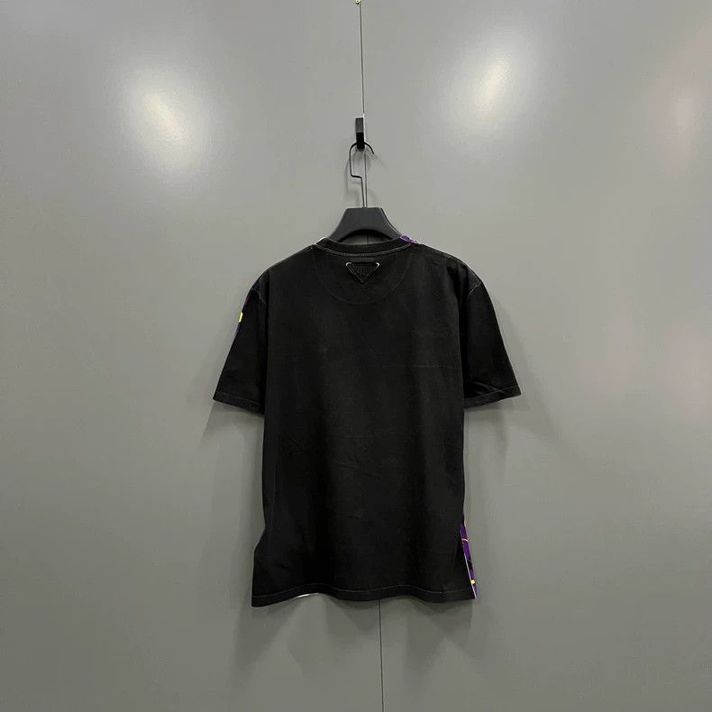 Prada PRADA Geometric Print Short Sleeve Top - dmc Size US L / EU 52-54 / 3 - 2 Thumbnail