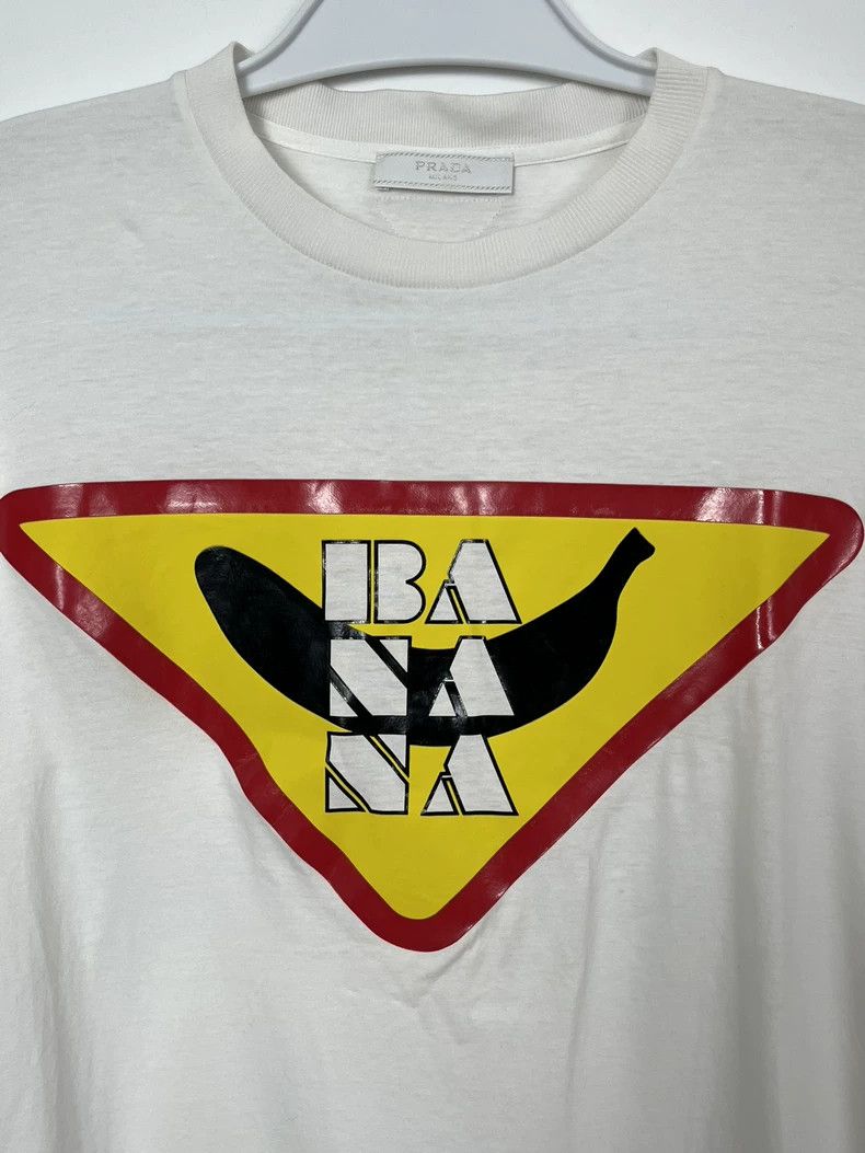 Prada Prada Banana Logo Short Sleeve T-shirt - dmc Size US S / EU 44-46 / 1 - 4 Thumbnail