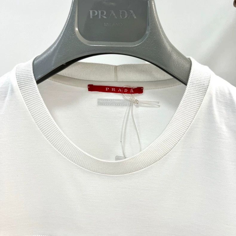 Prada Prada Men's Spliced Short Sleeve T-shirt - dmc Size US S / EU 44-46 / 1 - 2 Thumbnail