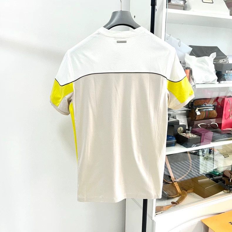 Prada Prada Men's Spliced Short Sleeve T-shirt - dmc Size US S / EU 44-46 / 1 - 6 Thumbnail