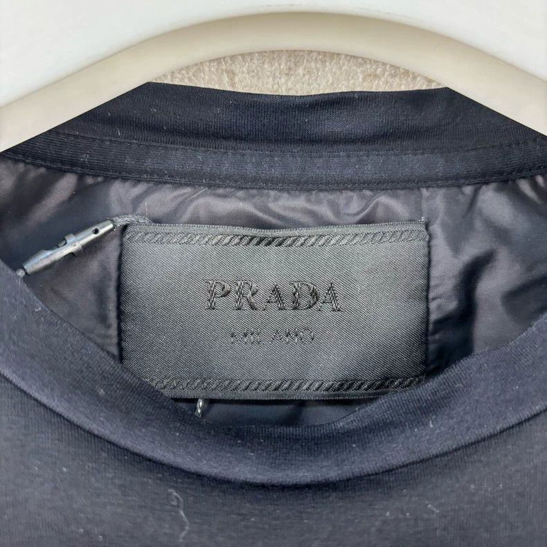 Prada PRADA Elastic Nylon Pocket Crewneck Tee - dmc Size US S / EU 44-46 / 1 - 5 Thumbnail