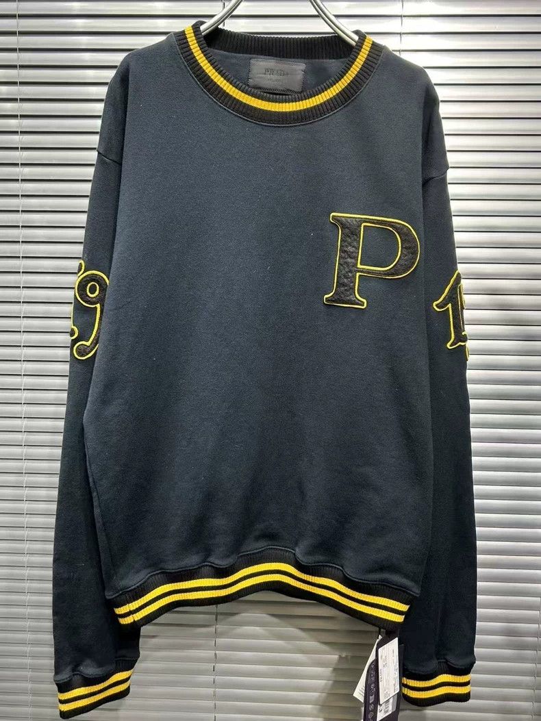 Prada Prada 2024FW Embroidered Letter P Sweatshirt - dmc Size US M / EU 48-50 / 2 - 3 Thumbnail