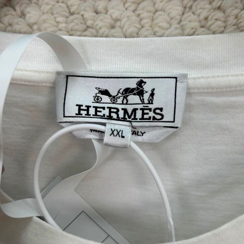 Hermes Hermes White 3D Cube Short Sleeve - dmc Size US XXL / EU 58 / 5 - 3 Thumbnail