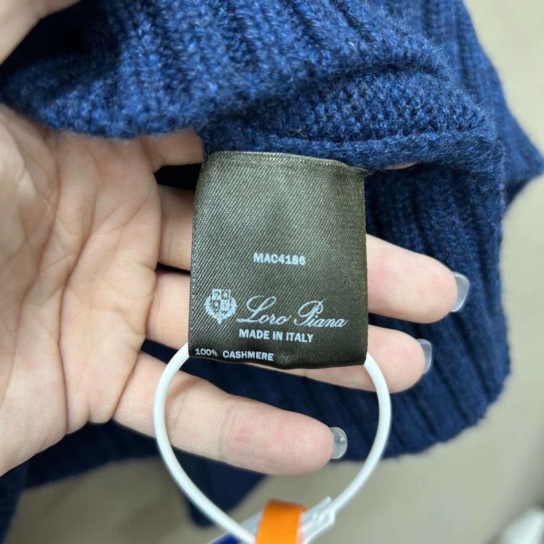 Loro Piana Loro Piana Blue Cashmere Sweater S - dmc Size US S / EU 44-46 / 1 - 4 Thumbnail
