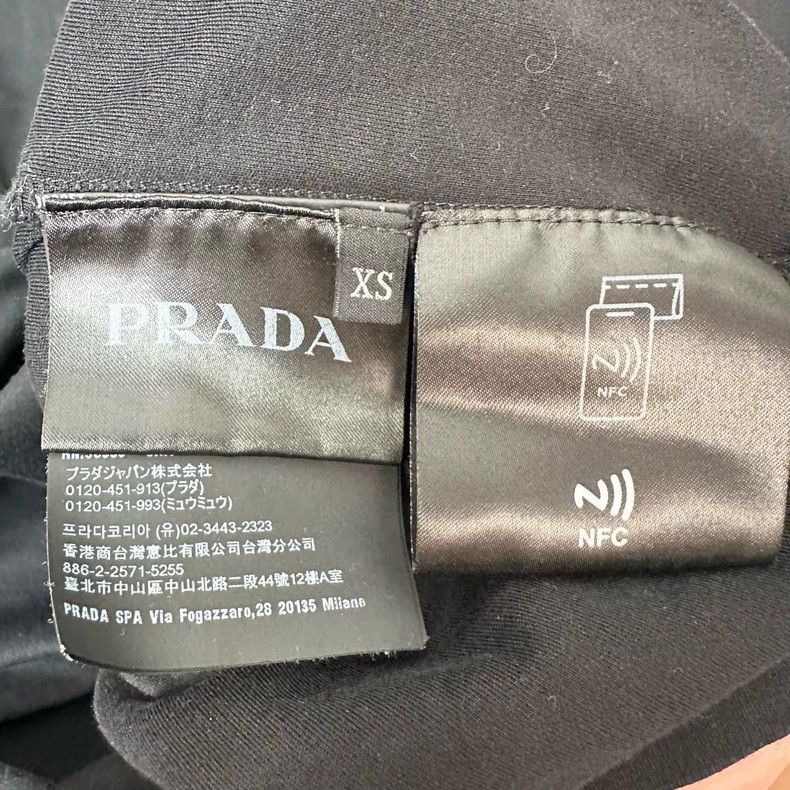 Prada Prada Black Triangle Logo Short Sleeve Tee - dmc Size US XS / EU 42 / 0 - 5 Thumbnail