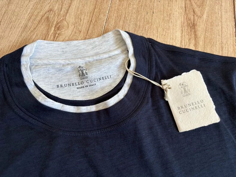 Brunello Cucinelli Brunello Cucinelli Short Sleeve T-shirt - dmc Size US M / EU 48-50 / 2 - 2 Thumbnail