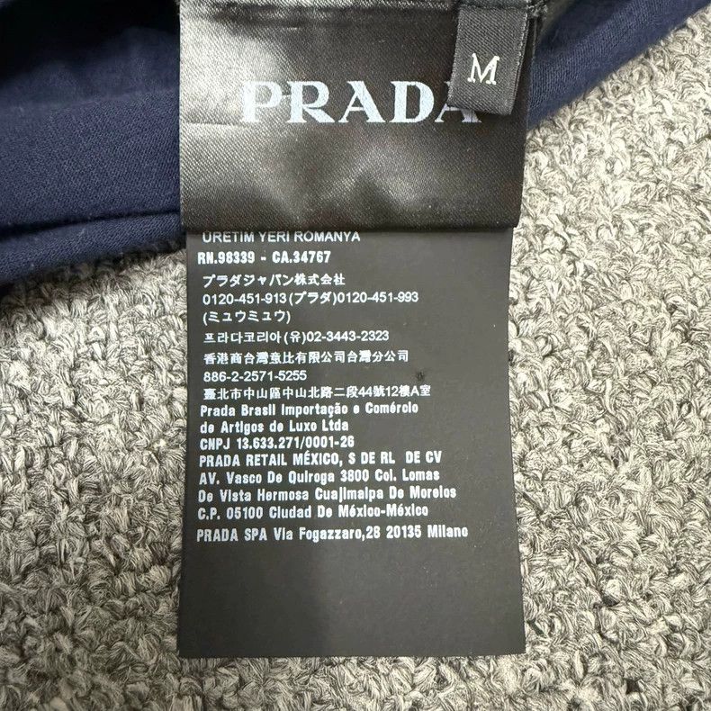 Prada Prada Navy Short Sleeve Shirt M - dmc Size US M / EU 48-50 / 2 - 4 Thumbnail