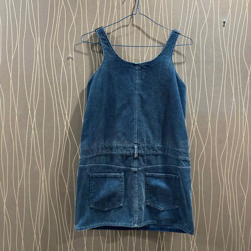 Miu Miu Miu Miu Blue Cotton Women's Dress 0089 Size M / US 6-8 / IT 42-44 - 2 Thumbnail