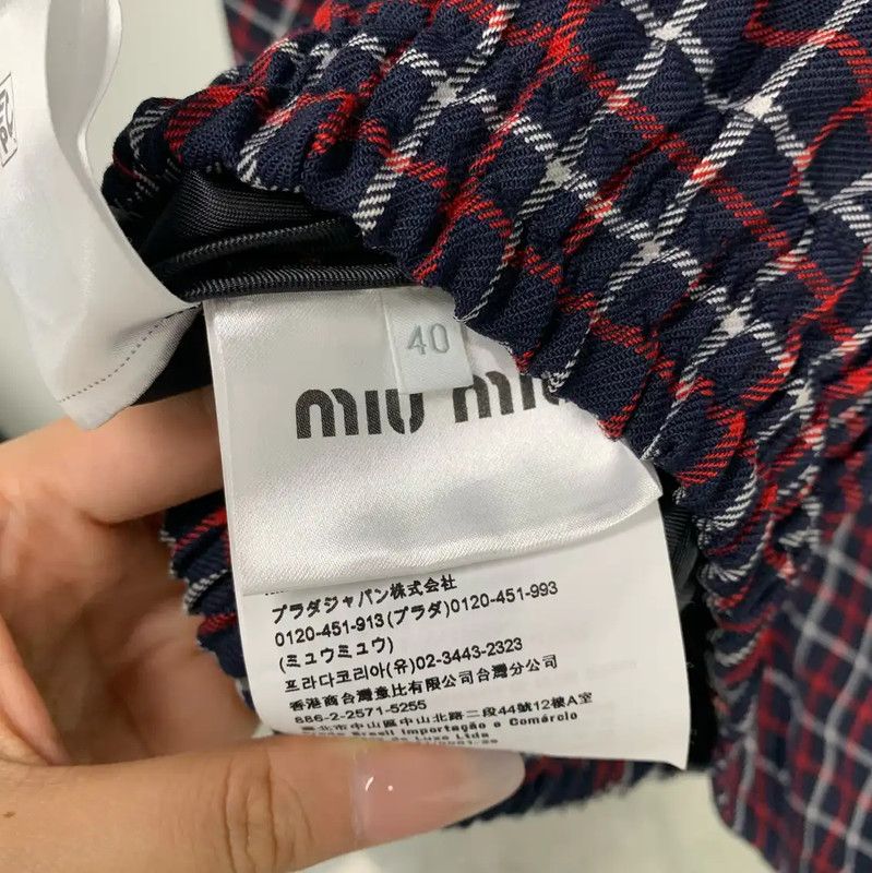 Miu Miu Miu Miu Red Cotton Women's Jacket 0089 Size L / US 10 / IT 46 - 6 Thumbnail
