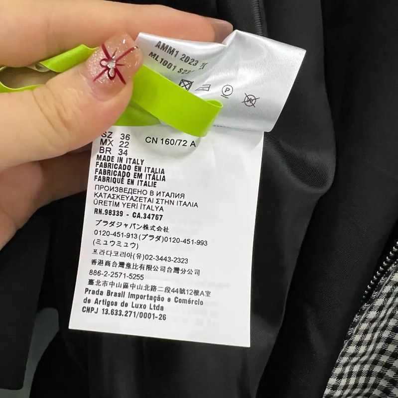 Miu Miu Miu Miu Gray Cotton Women's Jacket 0089 Size ONE SIZE - 4 Thumbnail