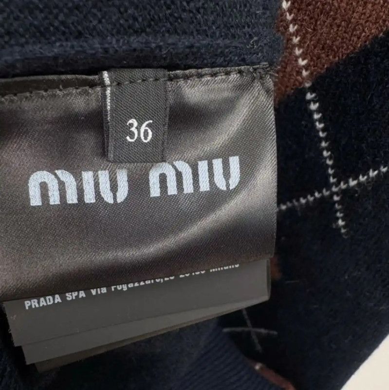 Miu Miu Miu Miu Color Block Cashmere Short Sleeve T-Shirt 0089 Size XS / US 0-2 / IT 36-38 - 5 Thumbnail