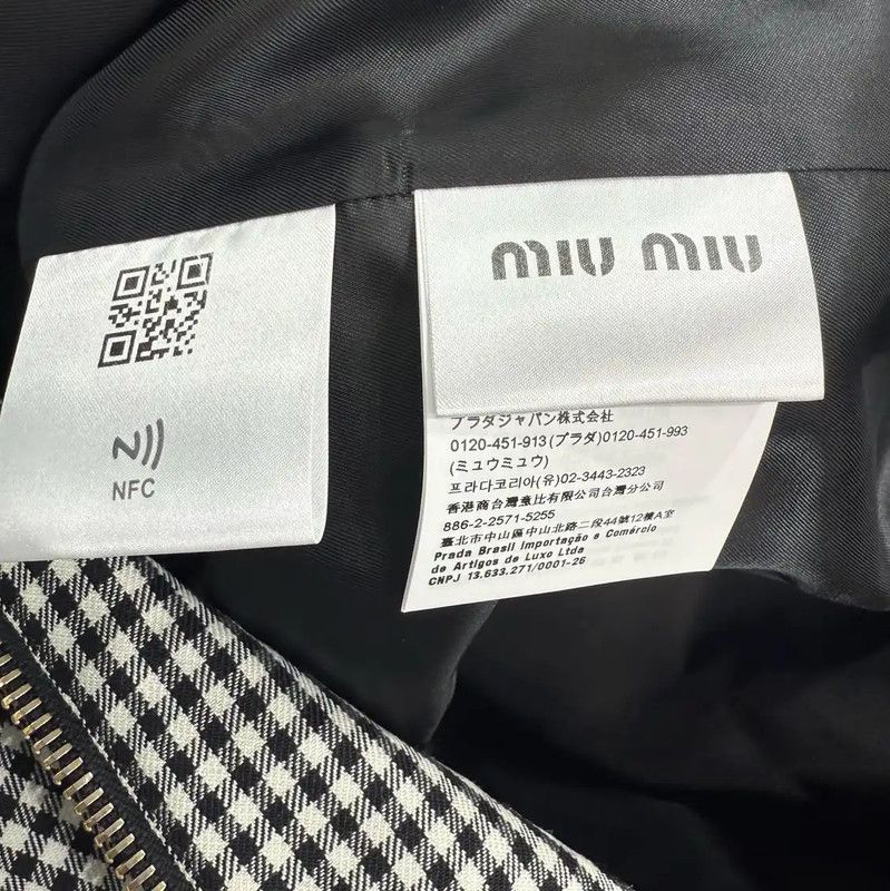 Miu Miu Miu Miu Black Cotton Women's Jacket 0089 Size XS / US 0-2 / IT 36-38 - 6 Thumbnail