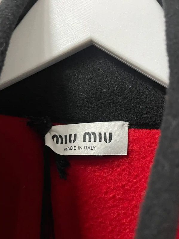 Miu Miu Miu Miu Red Jacket for Women in Size One 0089 Size ONE SIZE - 6 Thumbnail