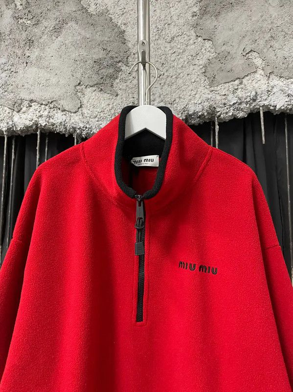 Miu Miu Miu Miu Red Jacket for Women in Size One 0089 Size ONE SIZE - 3 Thumbnail