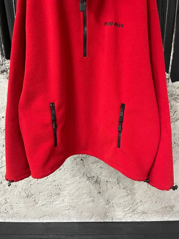 Miu Miu Miu Miu Red Jacket for Women in Size One 0089 Size ONE SIZE - 4 Thumbnail