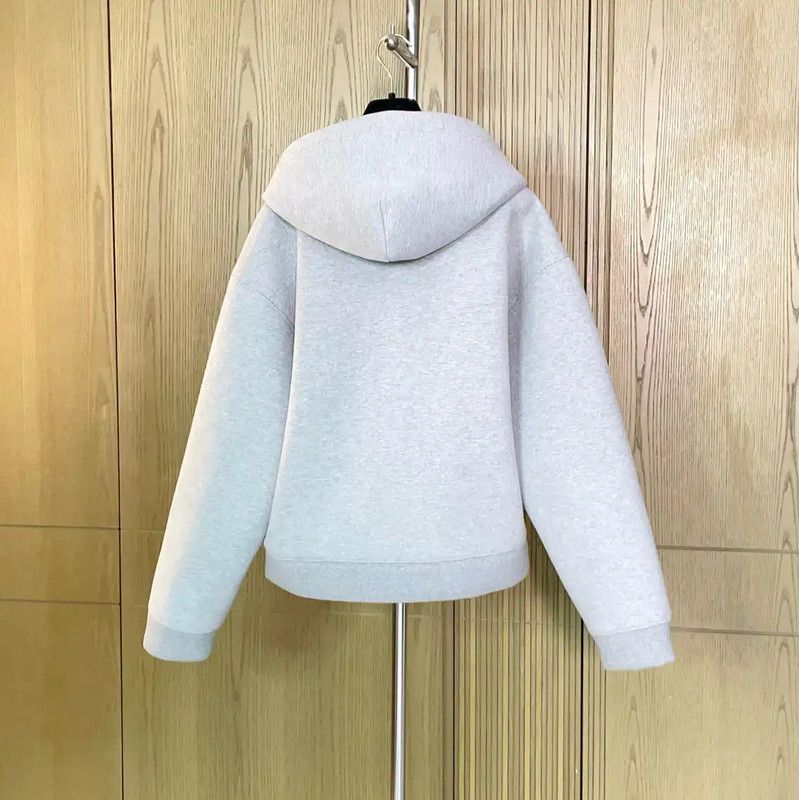 Miu Miu Miu Miu Grey Cotton Blend Printed Jacket 0089 Size S / US 4 / IT 40 - 2 Thumbnail