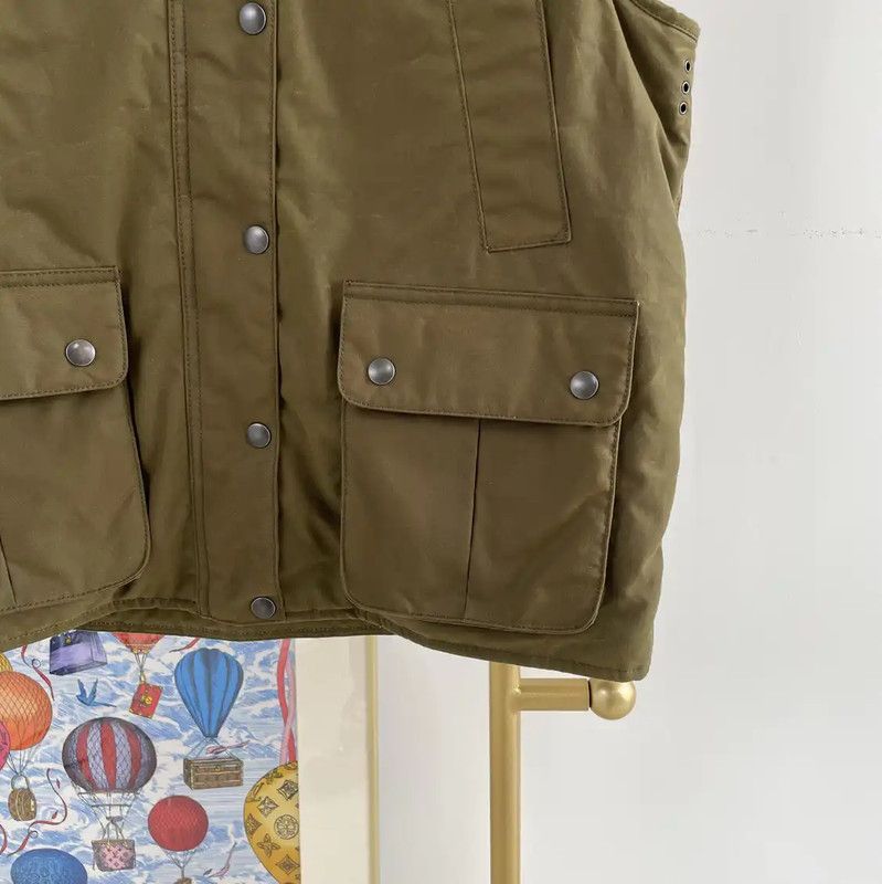 Miu Miu Miu Miu Green Cotton Women's Jacket 0089 Size XS / US 0-2 / IT 36-38 - 4 Thumbnail