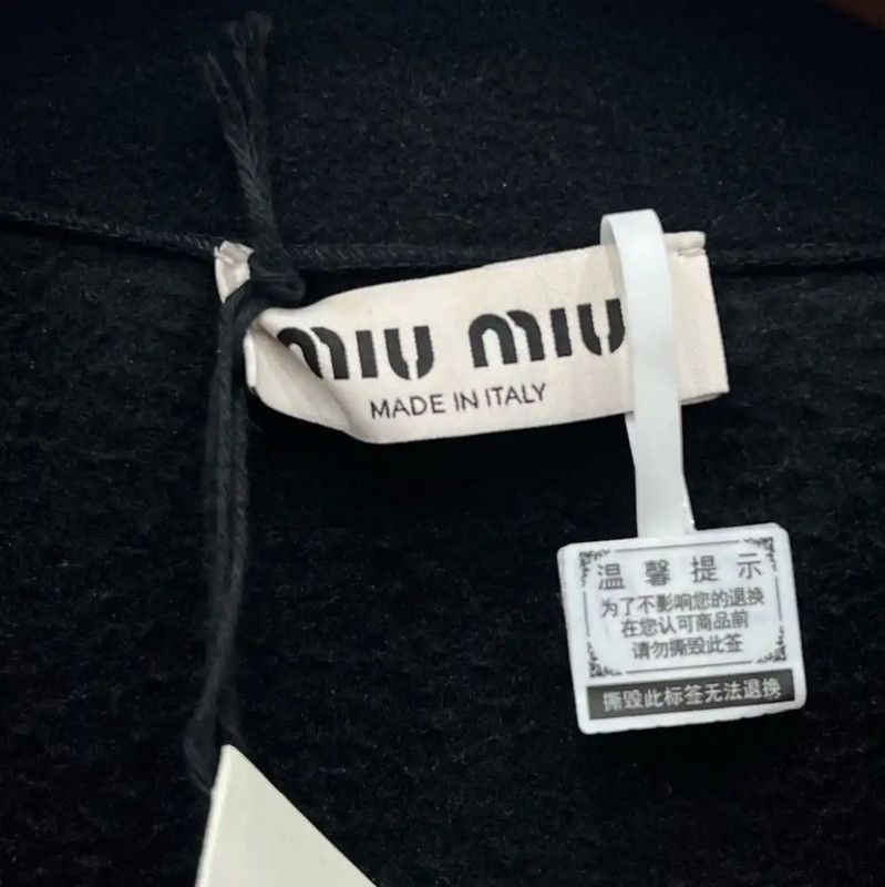 Miu Miu Miu Miu Black Women's Sweatshirt Size S 0089 Size S / US 4 / IT 40 - 5 Thumbnail