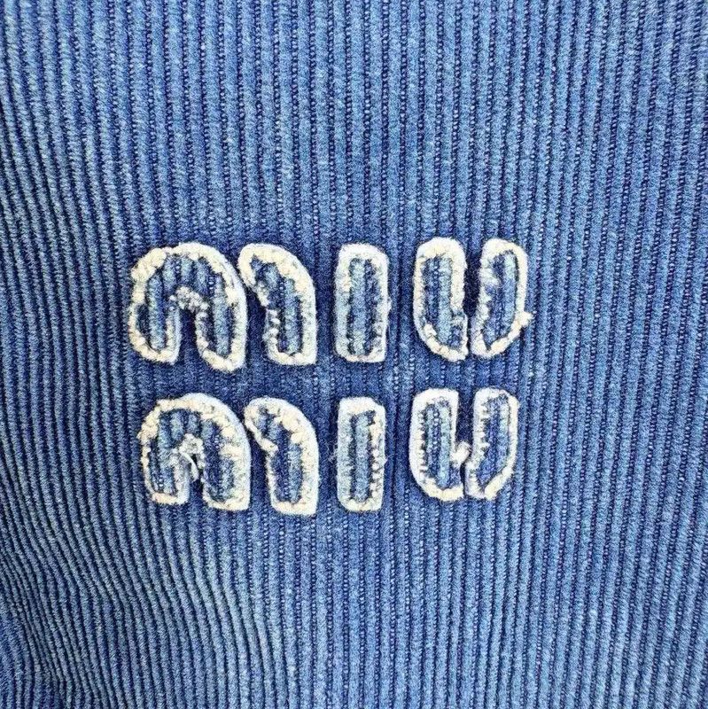 Miu Miu Miu Miu Blue Women's Jacket 0089 Size M / US 6-8 / IT 42-44 - 3 Thumbnail