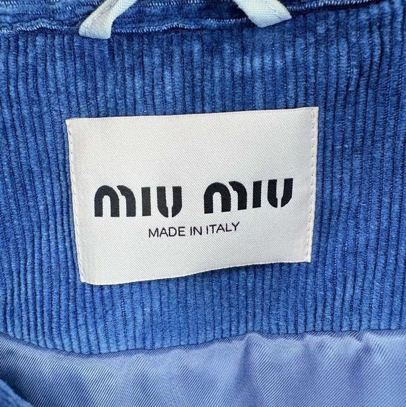 Miu Miu Miu Miu Blue Women's Jacket 0089 Size M / US 6-8 / IT 42-44 - 4 Thumbnail