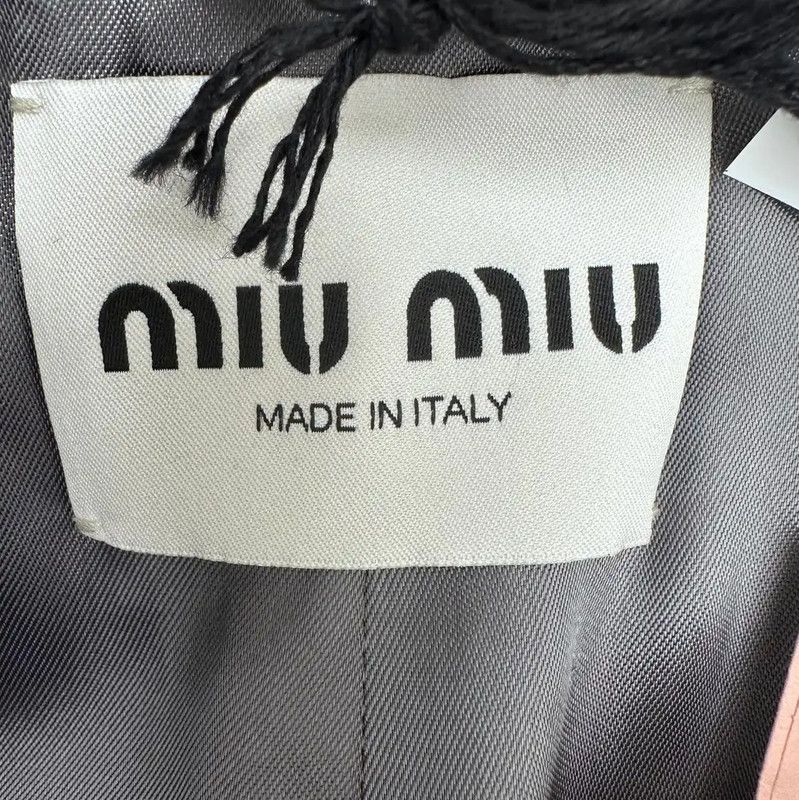 Miu Miu Miu Miu Gray Women's Jacket Size L 0089 Size L / US 10 / IT 46 - 4 Thumbnail