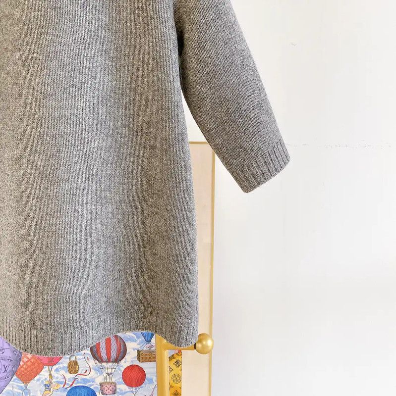 Miu Miu Miu Miu Gray Wool Pullover Sweater 0089 Size M / US 6-8 / IT 42-44 - 6 Thumbnail