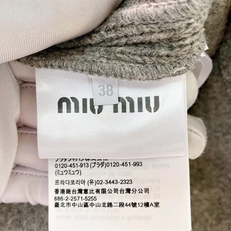 Miu Miu Miu Miu Gray Wool Pullover Sweater 0089 Size M / US 6-8 / IT 42-44 - 8 Thumbnail