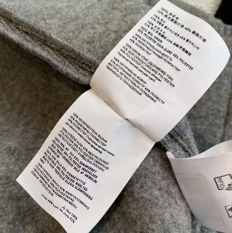 Miu Miu Miu Miu Gray Wool Women's Coat 0089 Size ONE SIZE - 6 Thumbnail