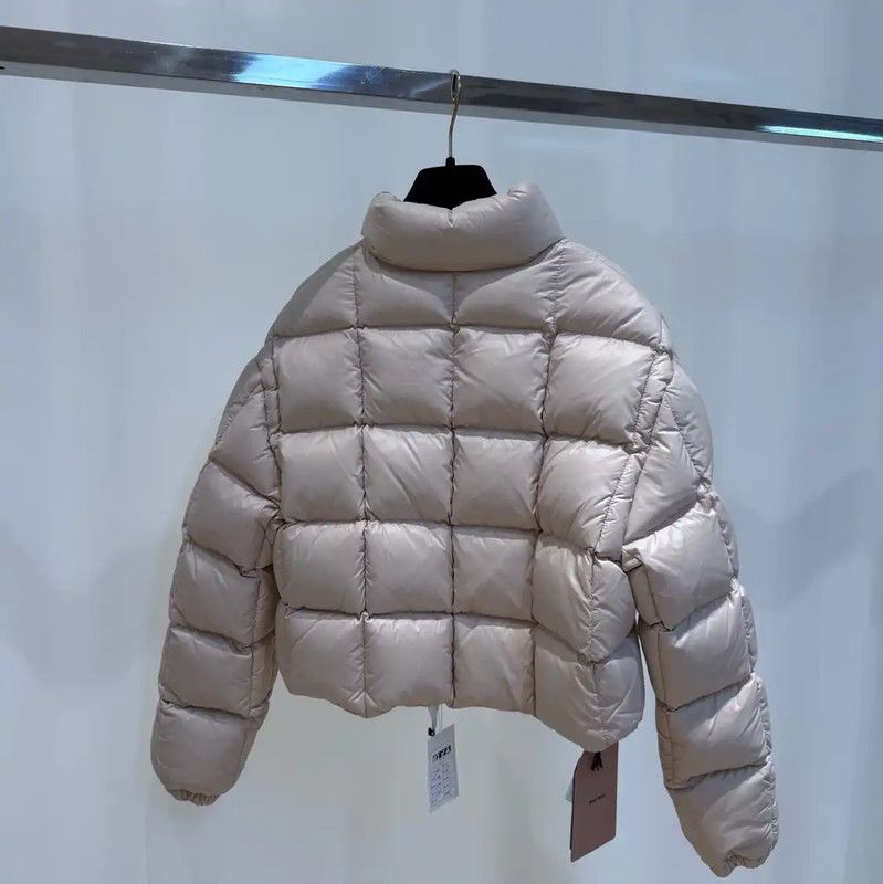 Miu Miu Miu Miu Pink Cotton Puffer Jacket for Women 0089 Size L / US 10 / IT 46 - 2 Thumbnail