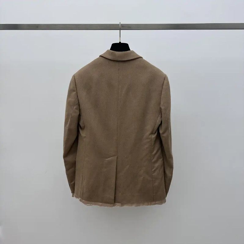 Miu Miu Miu Miu Beige Women's Blazer Jacket 0089 Size S / US 4 / IT 40 - 2 Thumbnail