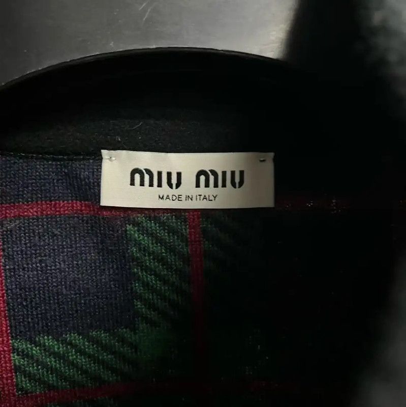 Miu Miu Miu Miu Green Cotton Women's Cardigan 0089 Size S / US 4 / IT 40 - 3 Thumbnail