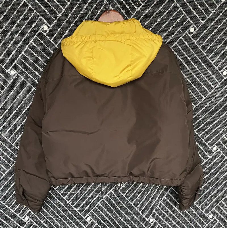 Miu Miu Miu Miu Brown Recycled Fiber Women's Down Jacket 0089 Size M / US 6-8 / IT 42-44 - 2 Thumbnail