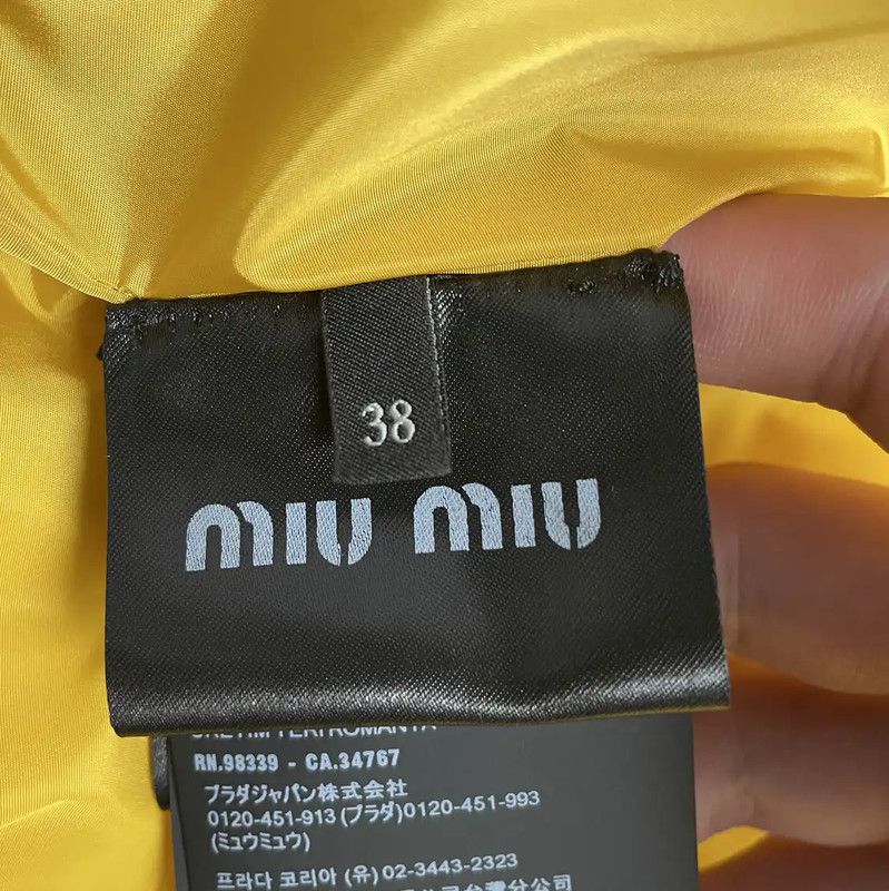 Miu Miu Miu Miu Brown Recycled Fiber Women's Down Jacket 0089 Size M / US 6-8 / IT 42-44 - 6 Thumbnail
