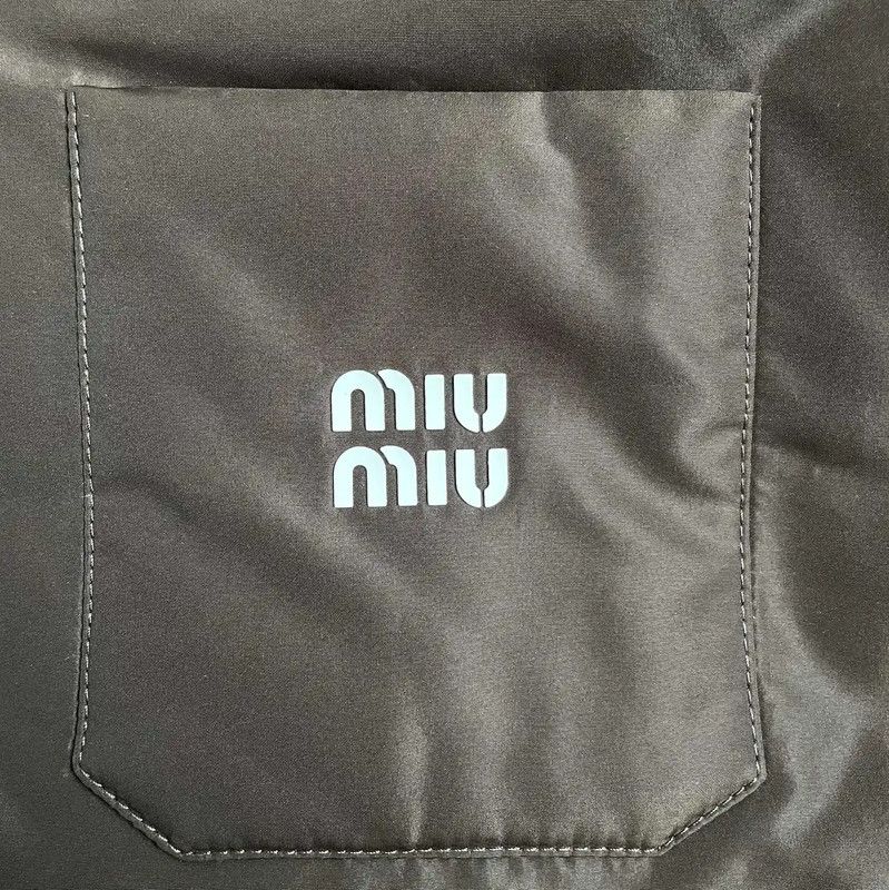 Miu Miu Miu Miu Brown Recycled Fiber Women's Down Jacket 0089 Size M / US 6-8 / IT 42-44 - 3 Thumbnail