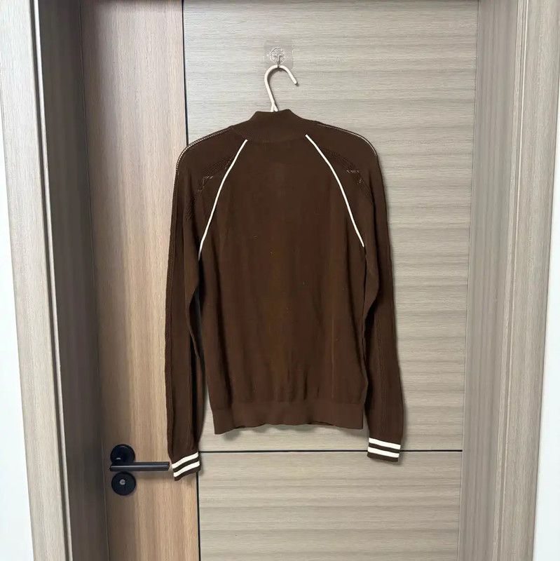 Miu Miu Miu Miu Brown Cotton Women's Cardigan 0089 Size M / US 6-8 / IT 42-44 - 2 Thumbnail