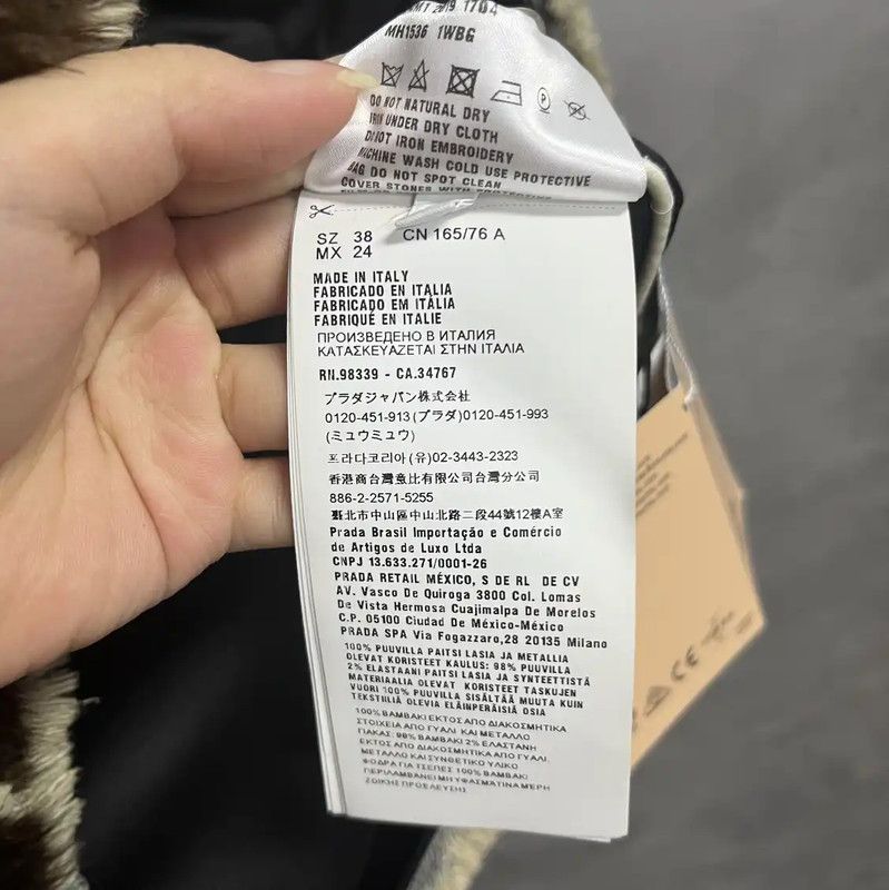 Miu Miu Miu Miu Brown Shearling Women's Jacket 0089 Size S / US 4 / IT 40 - 3 Thumbnail