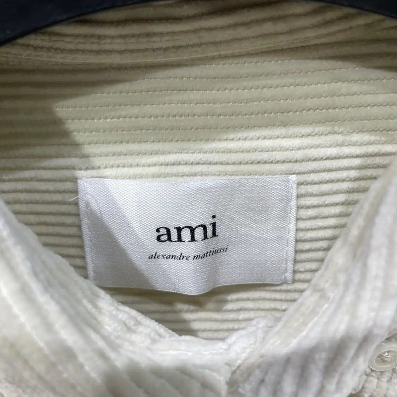 AMI AMI Light Yellow Cotton Women's Shirt 0089 Size XS / US 0-2 / IT 36-38 - 4 Thumbnail