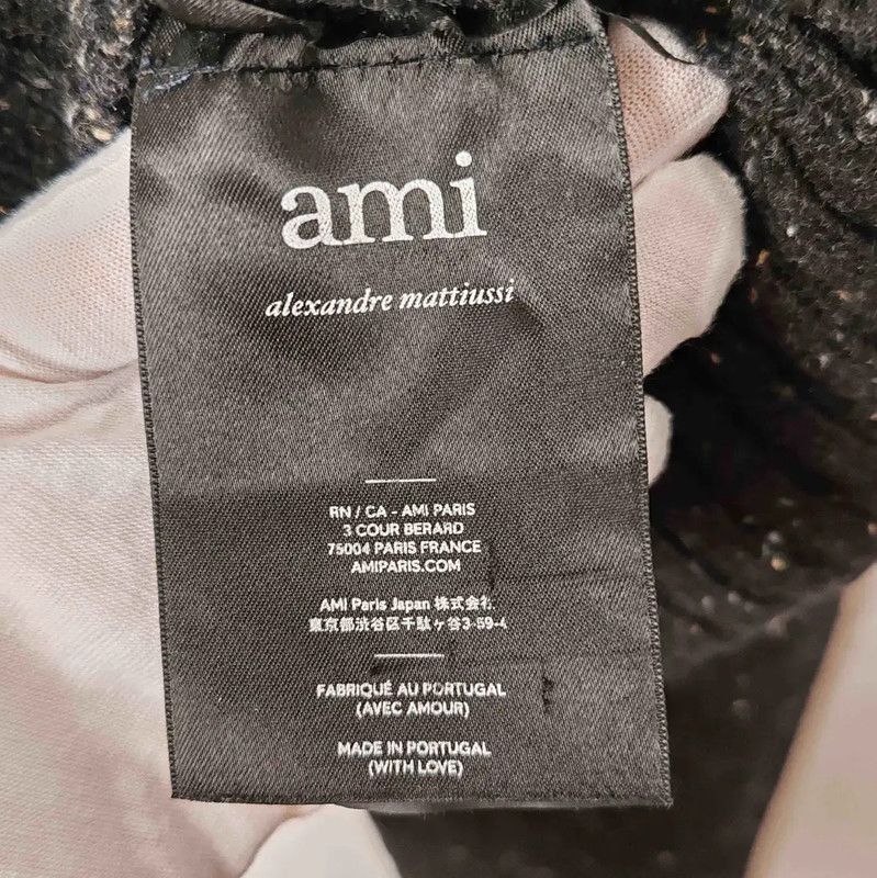 AMI AMI Black Wool Women's Pullover Sweater 0089 Size S / US 4 / IT 40 - 4 Thumbnail